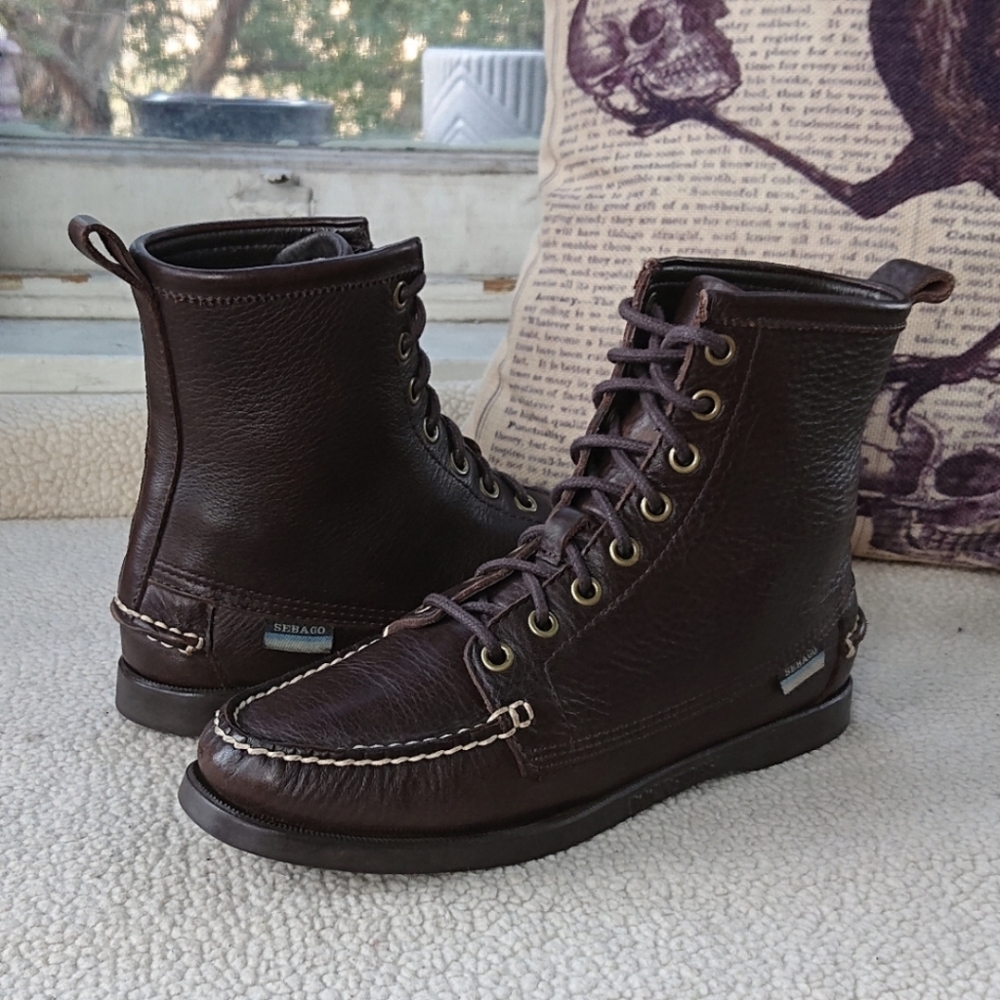 Sebago Docksides "Lighthouse" Leather Deck Boot